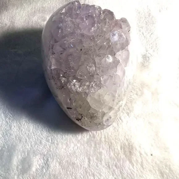 Amethyst Geode Crystal Egg
